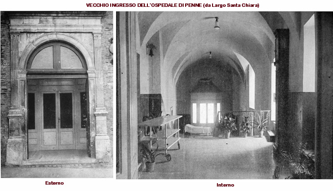 ingresso del vecchio ospedale